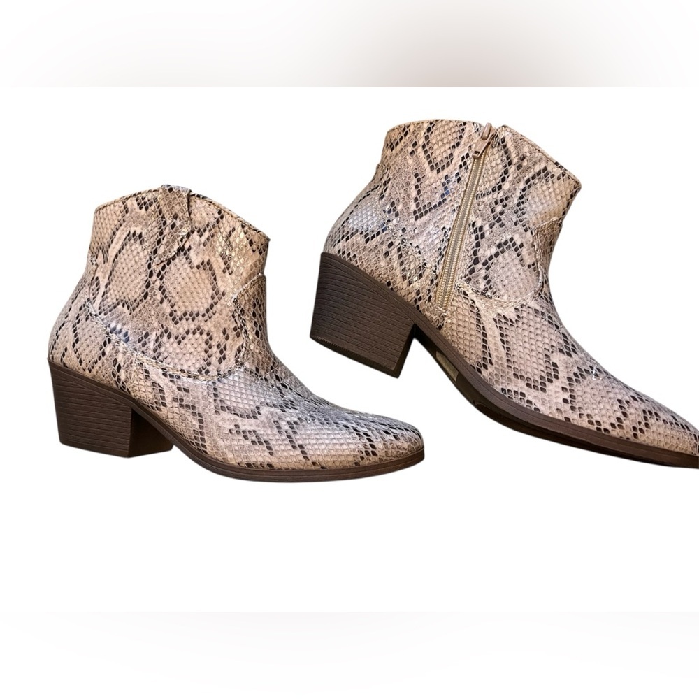 Snakeskin Ankle Boots - Picture 7 of 7